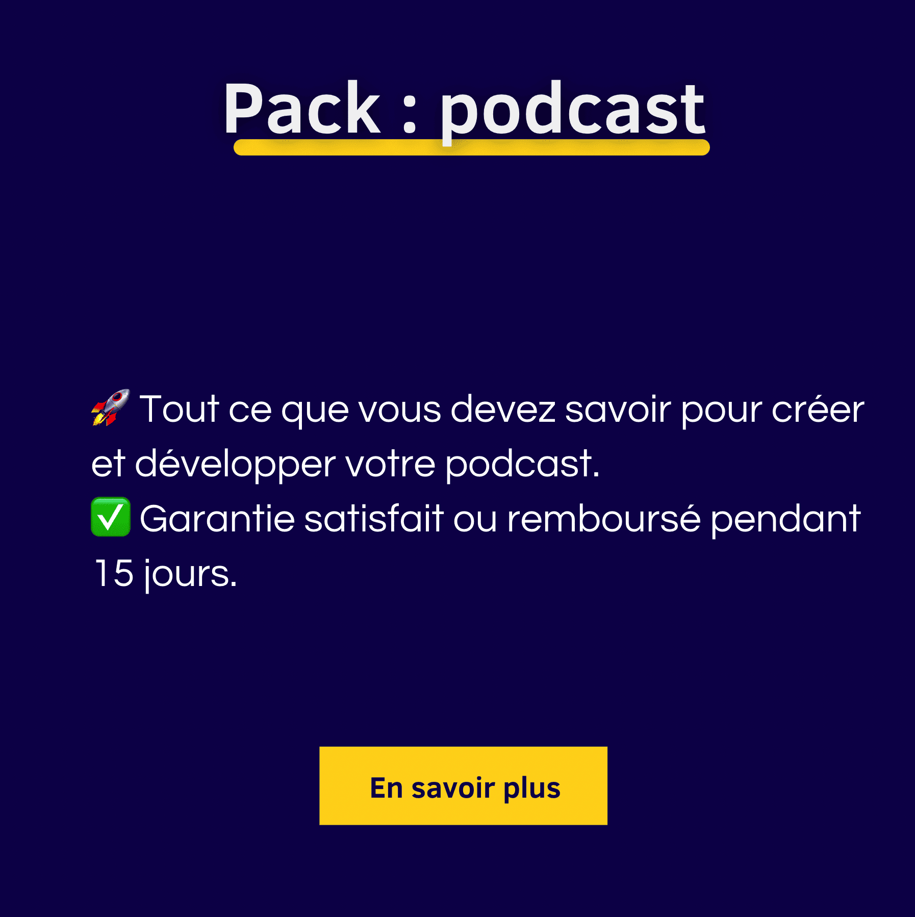 Pack : créer et développer un podcast